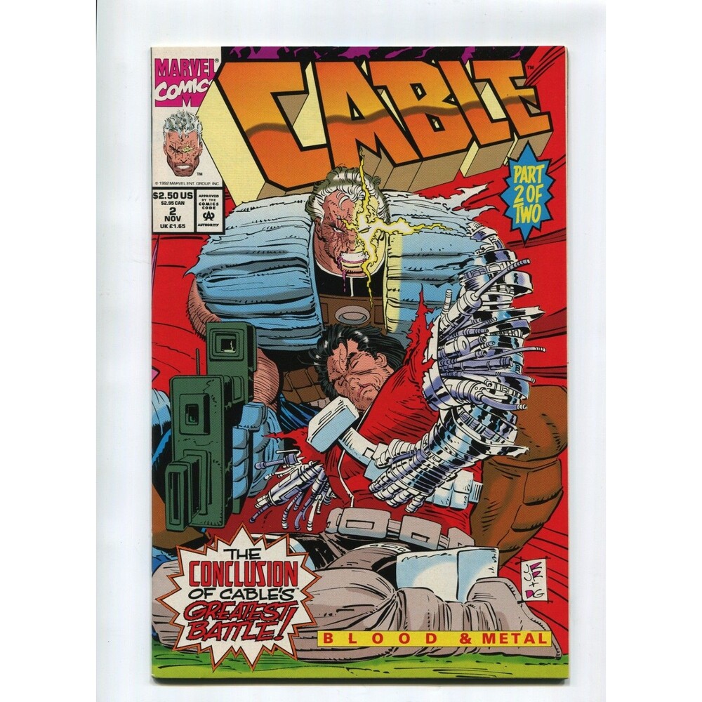 Cable Blood and Metal #2 Comic Book 1992 Marvel Comics